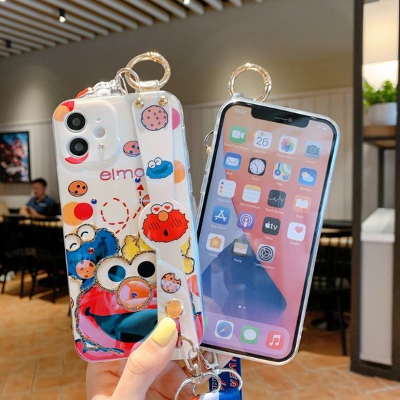 COOKIE MONSTER GLAM iPhone Case w/ Crossbody strap or Lanyard - Picture 10 of 13